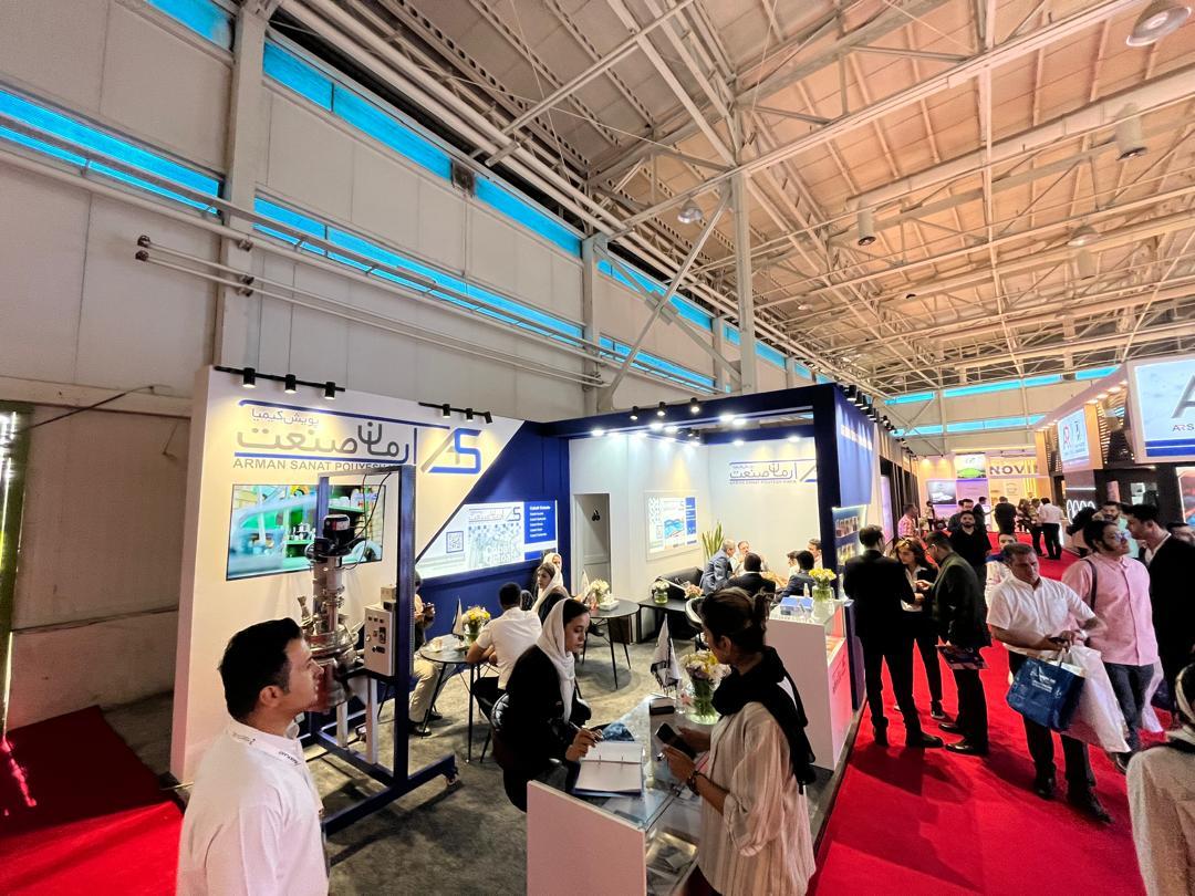 Photos report of Public visits to theArman Sanat Pouyesh Kimia Company, a subsidiary of Nano Pouyesh Kimiya Company, booth at the 19th Iran Plast Exhibition