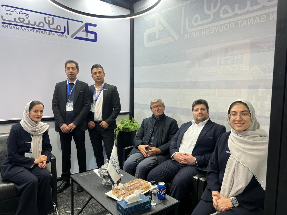 The presence of Arman Sanat Pooyesh Kimia Company, a subsidiary of Nano Pooyesh Kimia Company, in the 25th International Paint and Resin Exhibition